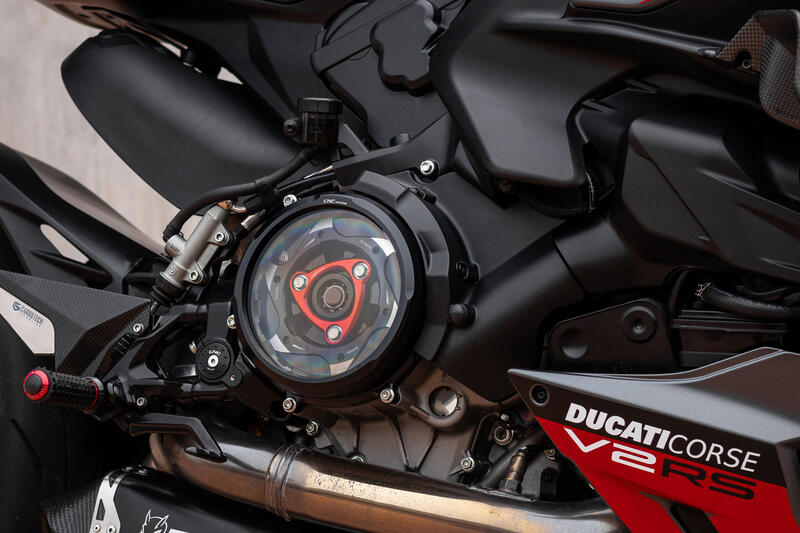 Pressure plate oil bath clutch Ducati with bearing - BICOLOR