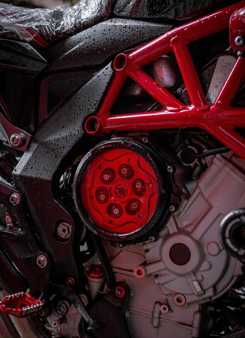 Clear clutch cover MV Agusta- hydraulic control