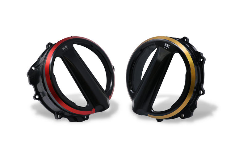 Clear clutch cover MV Agusta - cable control - Bicolor Edition