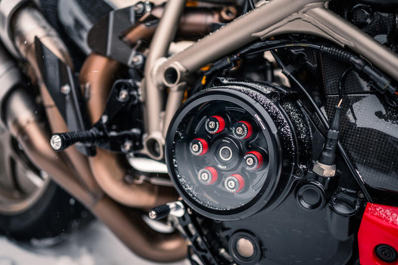 Clear cover Ducati dry clutch