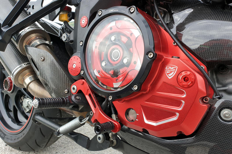 Carter trasparente per frizioni a olio Ducati - Bicolore