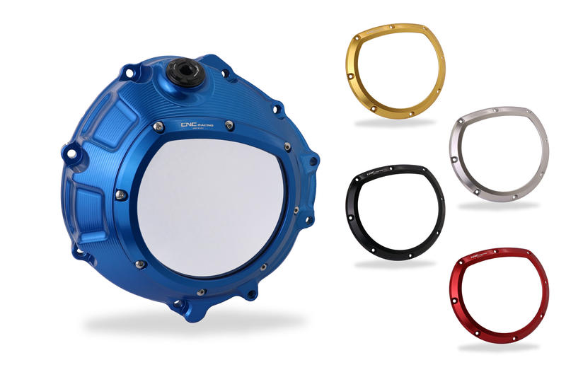 Carter frizione trasparente per BMW colore blu