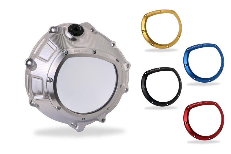 Carter frizione trasparente per BMW in colore argento