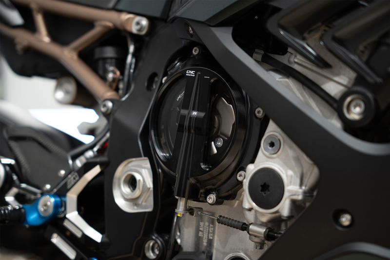 Clear clutch cover BMW - cable control
