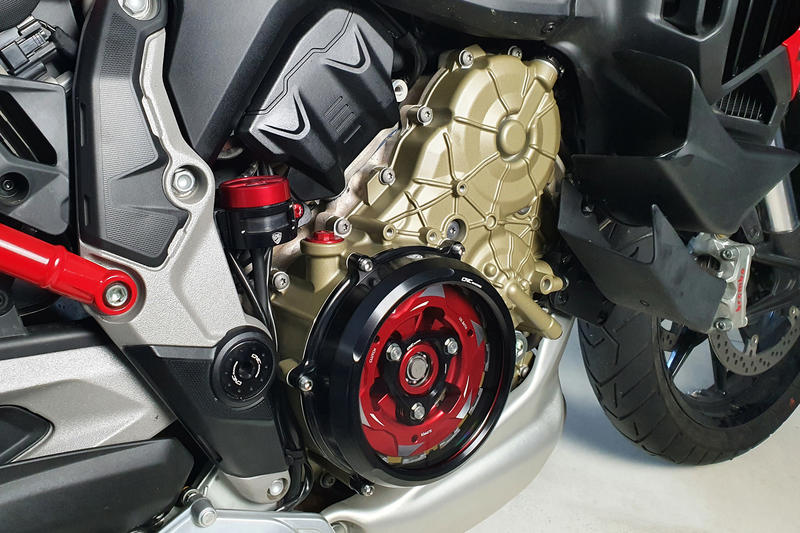 Clear clutch cover - Conversion kit Ducati Multistrada V4 - Diavel V4