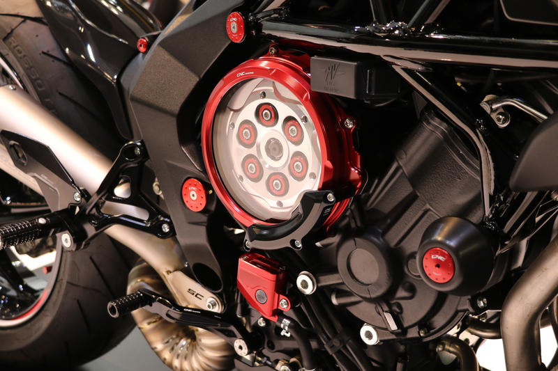 Clear cover oil bath clutch MV Agusta - Protector