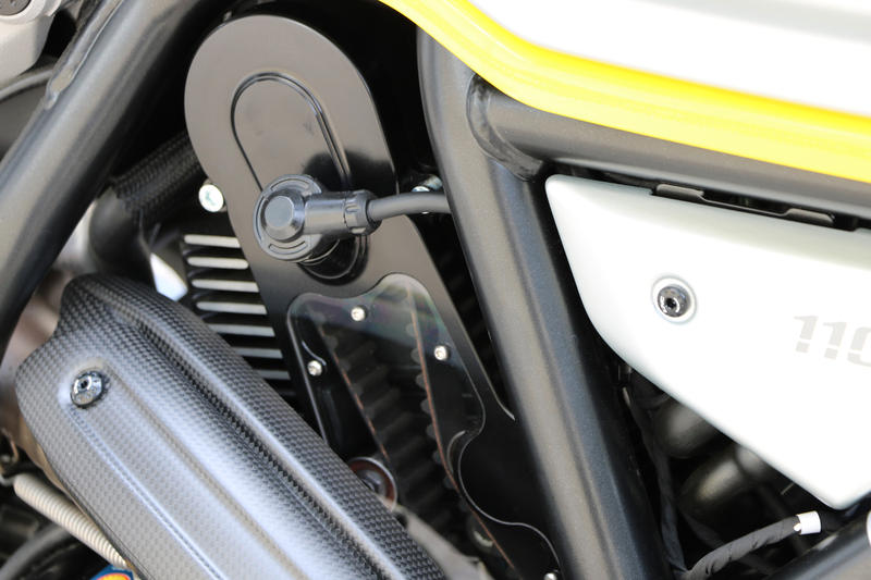 Timing belt cover trasparent for Ducati