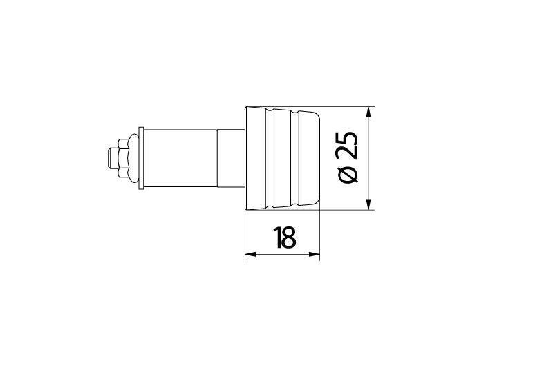 Handlebar ends Mini