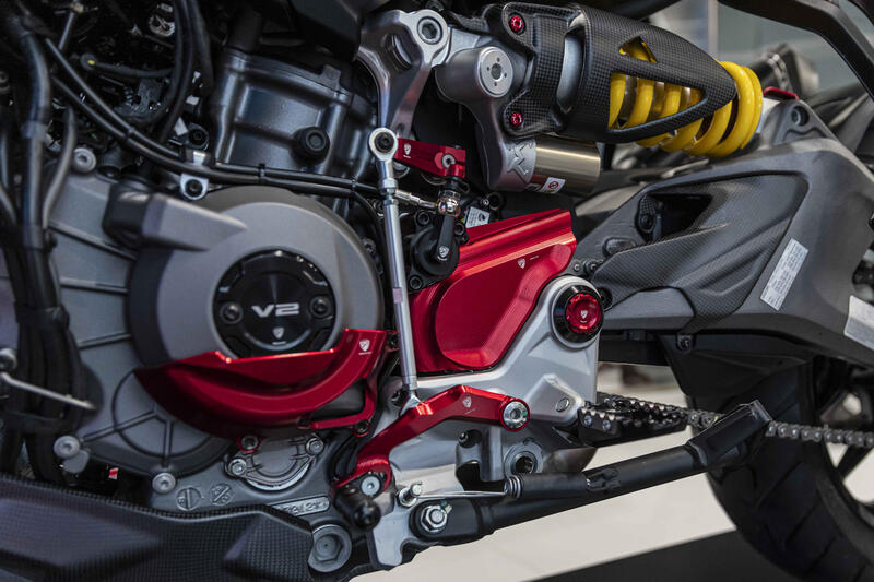 Timing inspection cover for Ducati V2