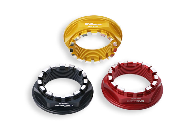 Rear wheel nut LH BICOLOR