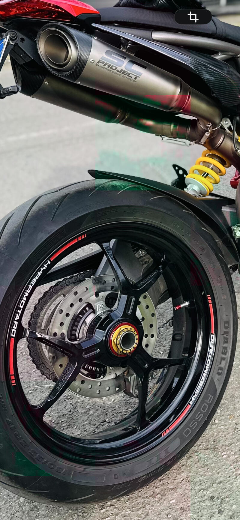 Fermaglio per dado ruota posteriore Ducati