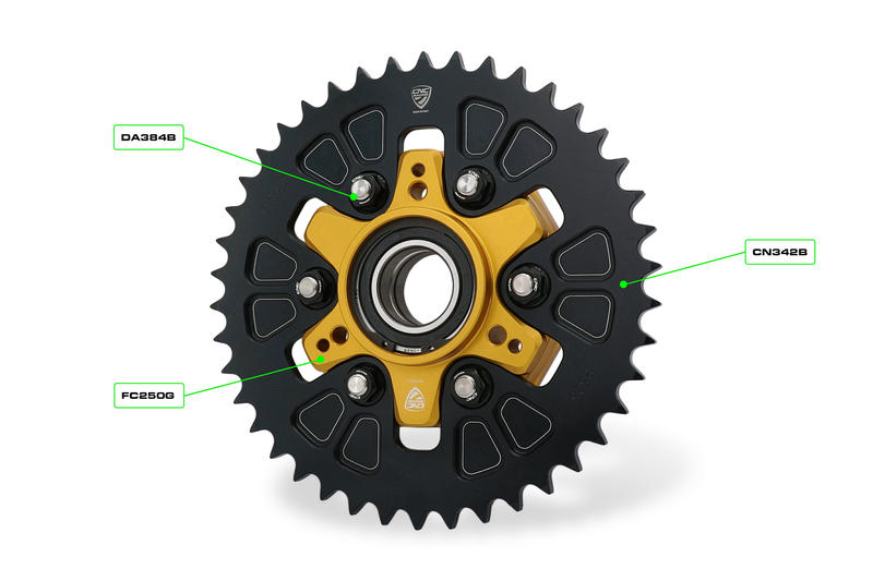 Ring gear ergal T42 P525 Ducati Multistrada V4