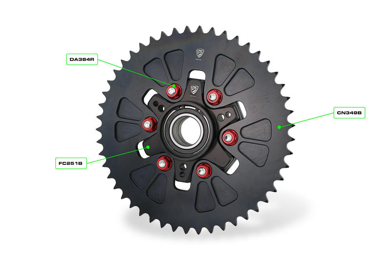 Ring gear ergal T49 P525 Ducati Desert X