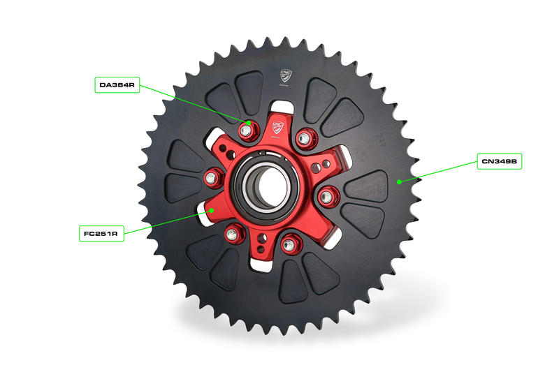 Ring gear ergal T49 P525 Ducati Desert X