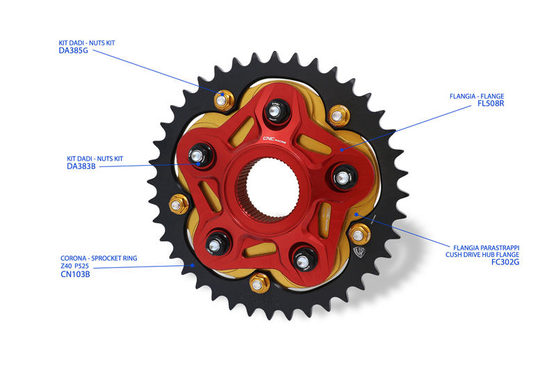 Flangia parastrappi MV Agusta