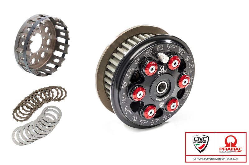 SLIPPER CLUTCH MASTER TECH TEAM PRAMAC LIM. ED. FULL KIT - 12 TEETH ORGANIC