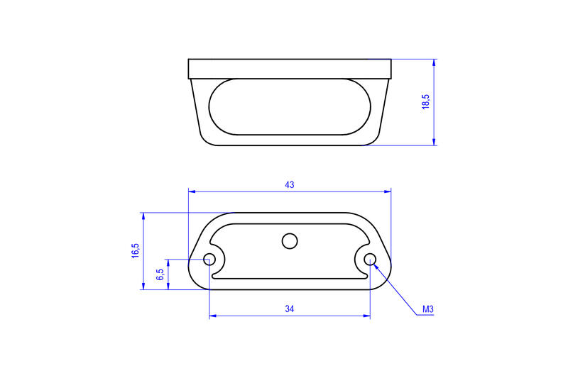 License plate light led MINI