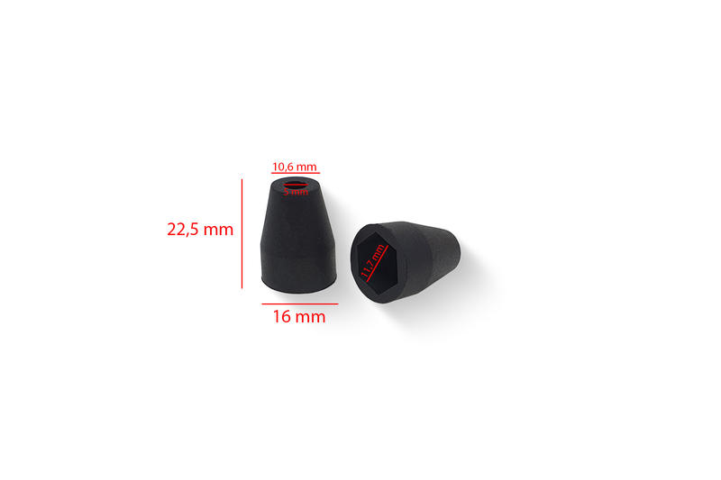 Turn Indicators Cover Sleeves M8 - 2 pcs