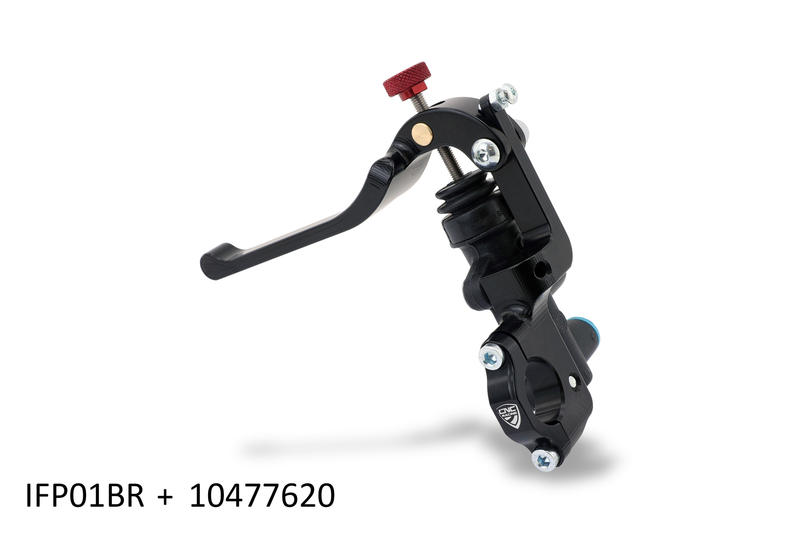 Rear brake pump handlebar control kit