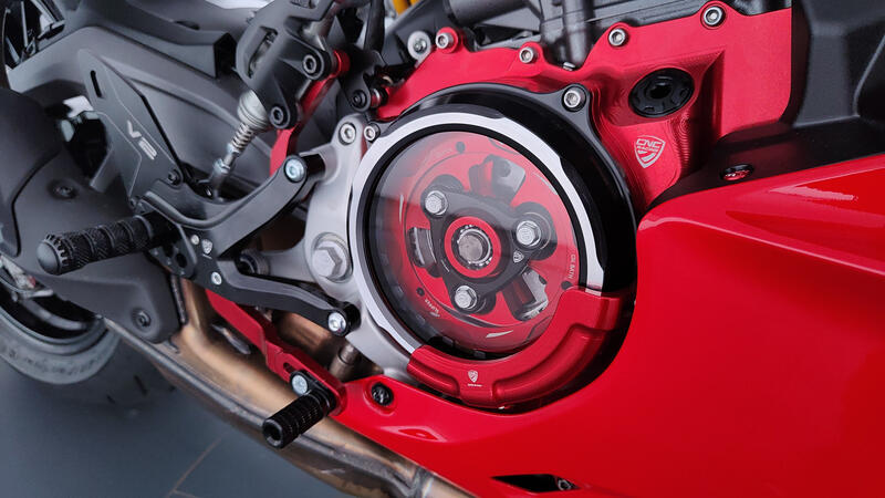 Clear clutch cover Ducati Multistrada V2 - Panigale V2 - Streetfighter V2  MY2025
