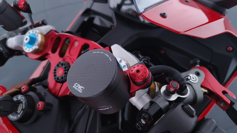 Fluid reservoir front brake 25 ml - carbon