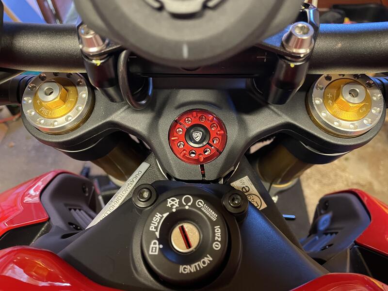 Ring nut for Ducati Panigale V2 MY2025 and Streetfighter V2 MY2025