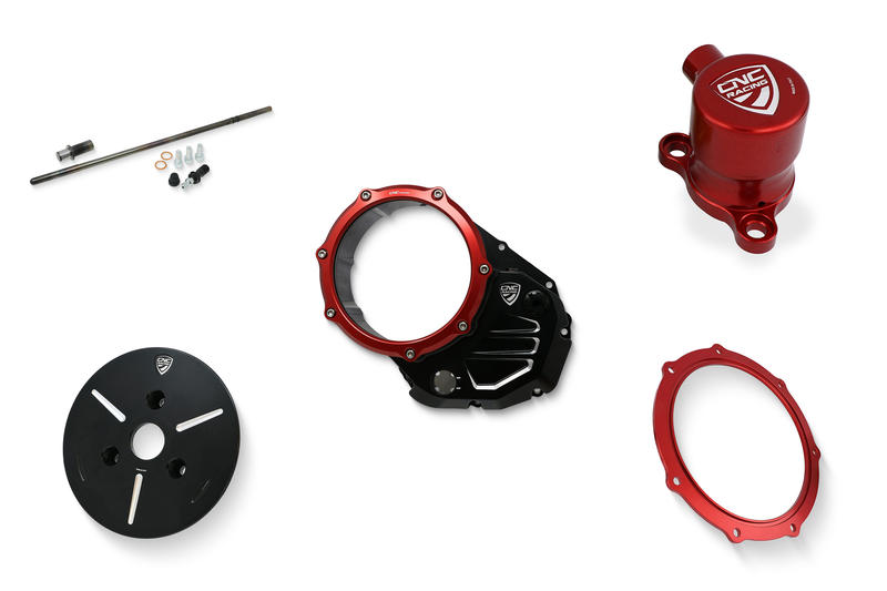 Carter frizione trasparente Ducati - Kit montaggio completo