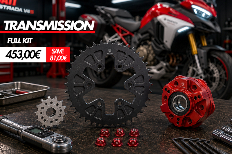 Transmission kit for Ducati Multistrada V4