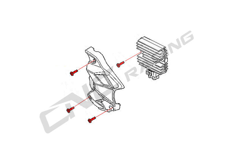 Protection regulator screw set MV Agusta Brutale