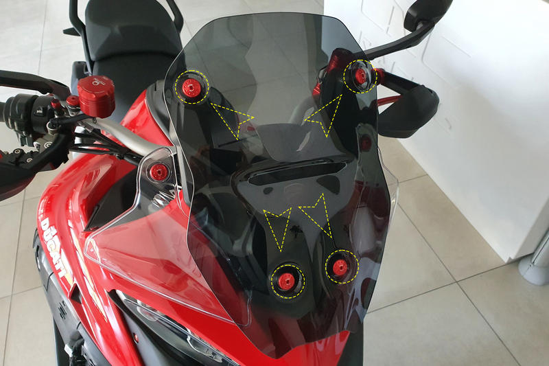Windshield screws Ducati Multistrada V4