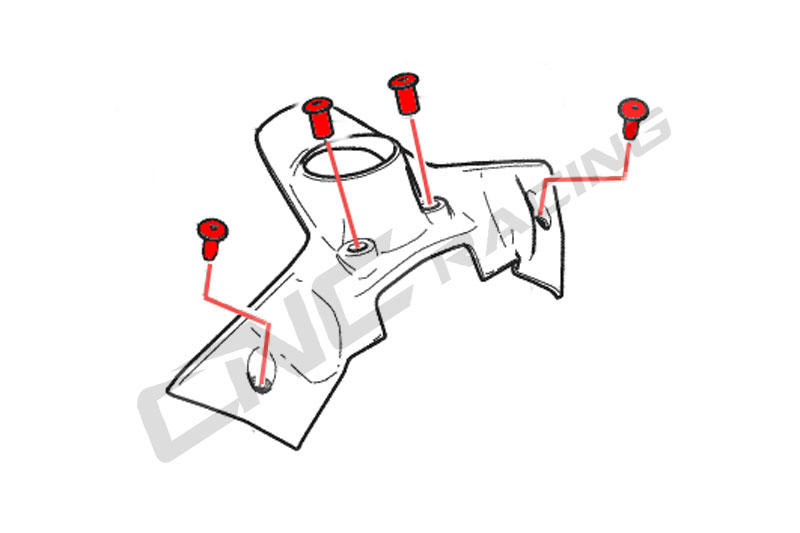 Screws key guard Ducati SBK Panigale series 