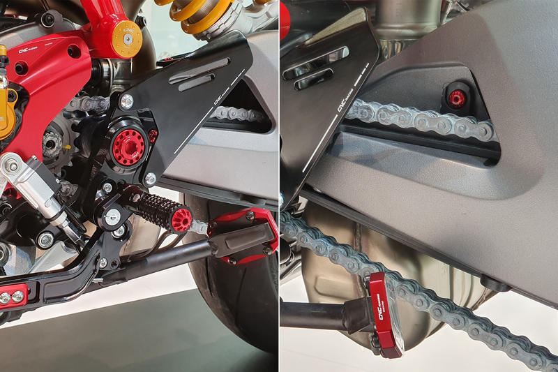 Upper chain sliding shoe screw kit Ducati Hypermotard 950