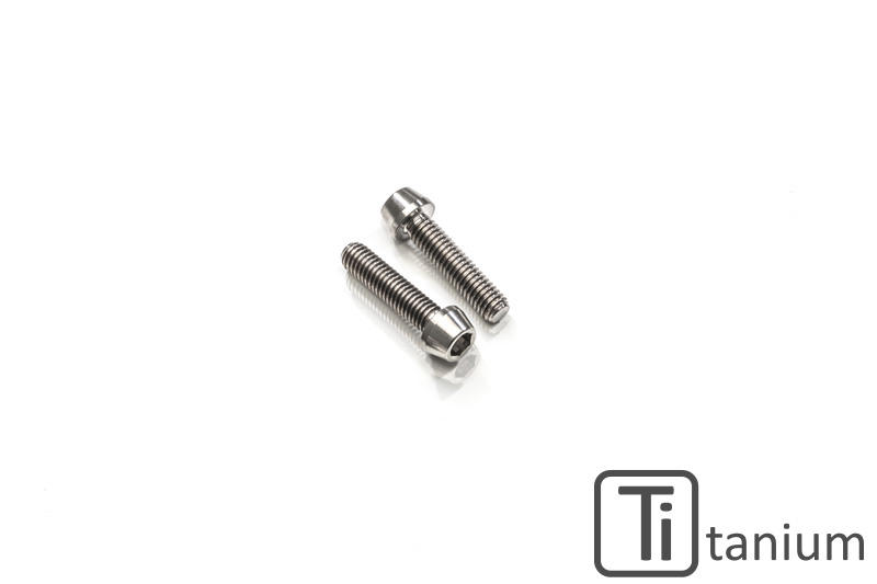 Front sprocket cover screws M6x16 (2 pcs) - Titanium
