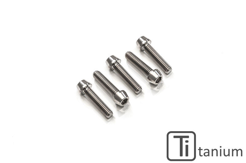 TOP TRIPLE CLAMP SCREW KIT - TITANIUM
