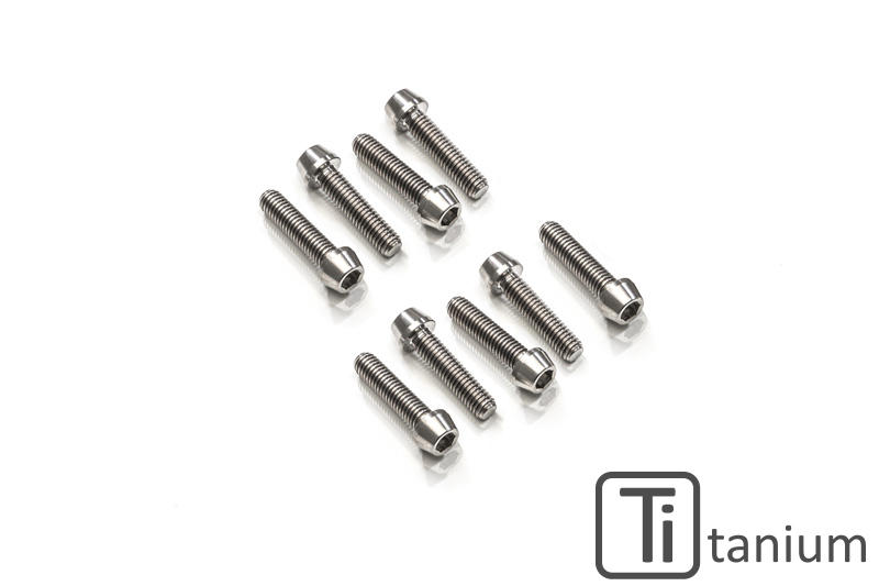 Clutch cover MV Agusta screw set - TITANIUM
