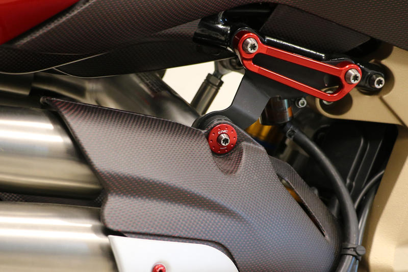 Silencer bracket screw collar MV Agusta