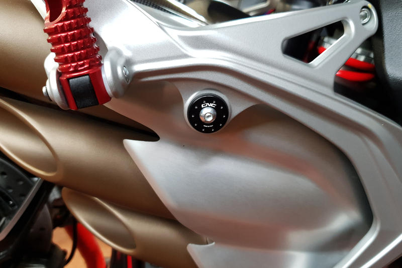 Silencer bracket screw collar MV Agusta