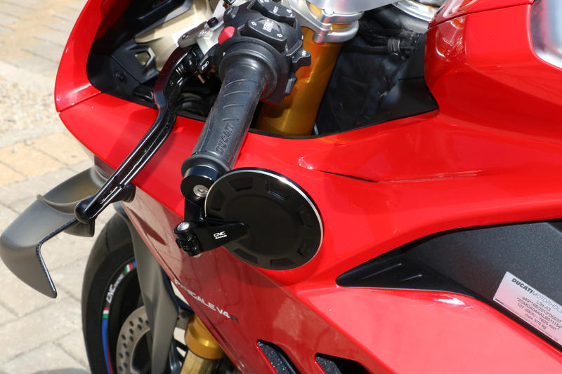 Bar end mirror Rocket left BICOLOR