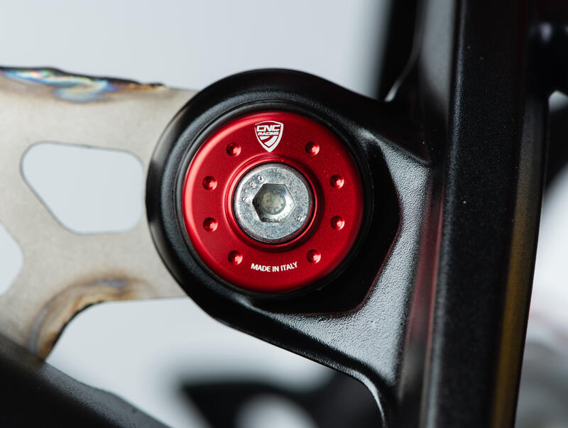 Silencer bracket screw collar Ducati
