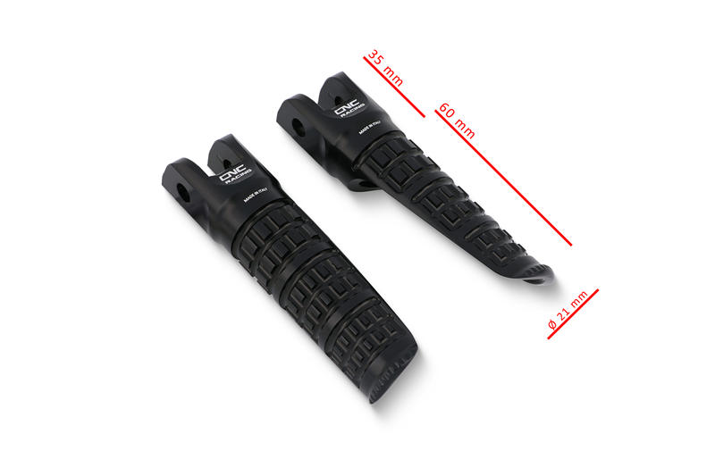 Footpegs for OEM rearsets Ducati LIGHT - passenger