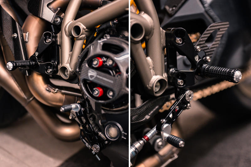 Adjustable rear sets Ducati Streetfighter 848 1098