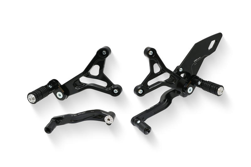 Adjustable rider rearsets MV Agusta Brutale
