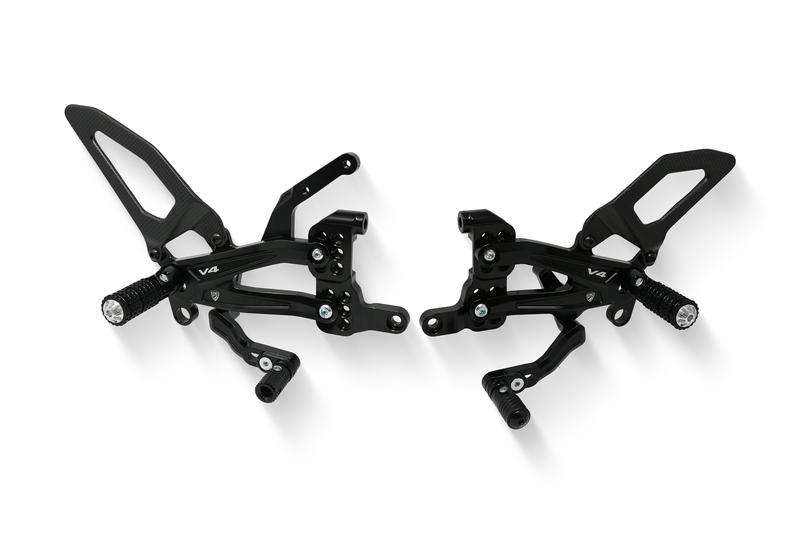 Adjustable rear sets RPS Ducati Panigale V4 - Carbon