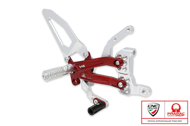 Adjustable rearsets Ducati Streetfighter V4 - Pramac Racing limited Edition