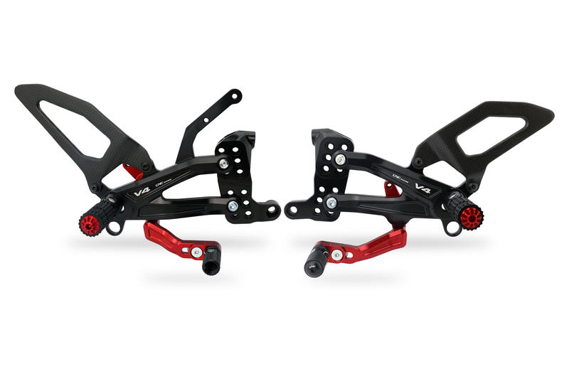 Adjustable rearsets Ducati Streetfighter V4 Carbon
