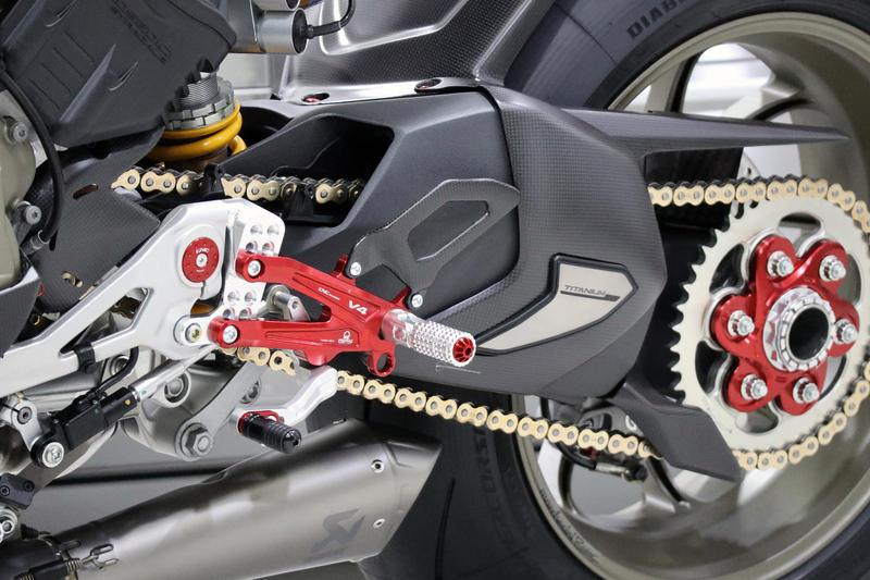 Adjustable rearsets Ducati Streetfighter V4 Carbon Pramac Racing