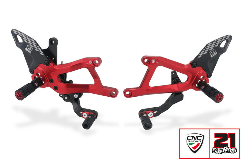 Pedane regolabili Ducati Panigale V4 - Troy Bayliss Limited Edition