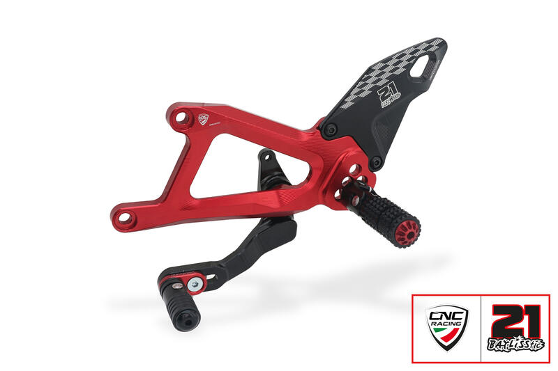 Pedane regolabili Ducati Panigale V4 - Troy Bayliss Limited Edition