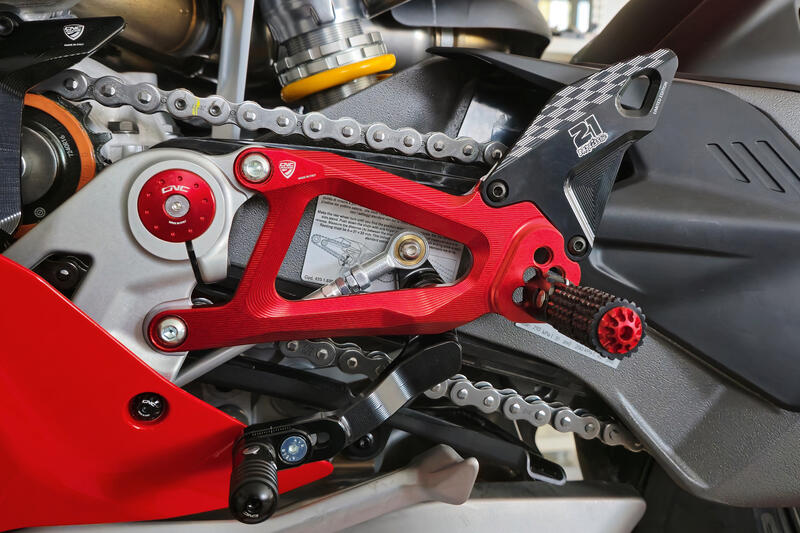Pedane regolabili Ducati Panigale V4 - Troy Bayliss Limited Edition