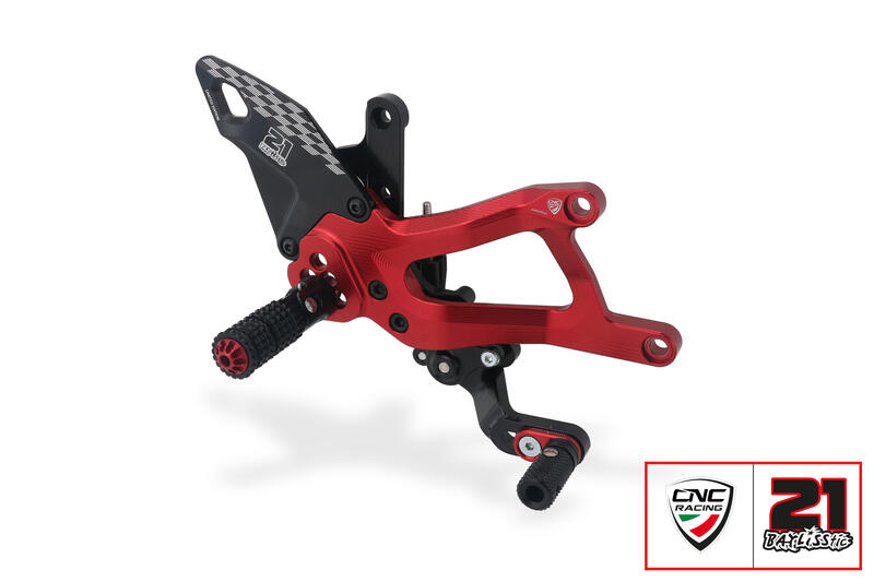 Pedane regolabili Ducati Panigale V4 - Troy Bayliss Limited Edition